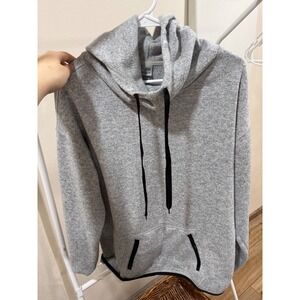 Champion Gray Pullover Hoodie XL Fleece Lined Casual Athleisure Sweatshirt